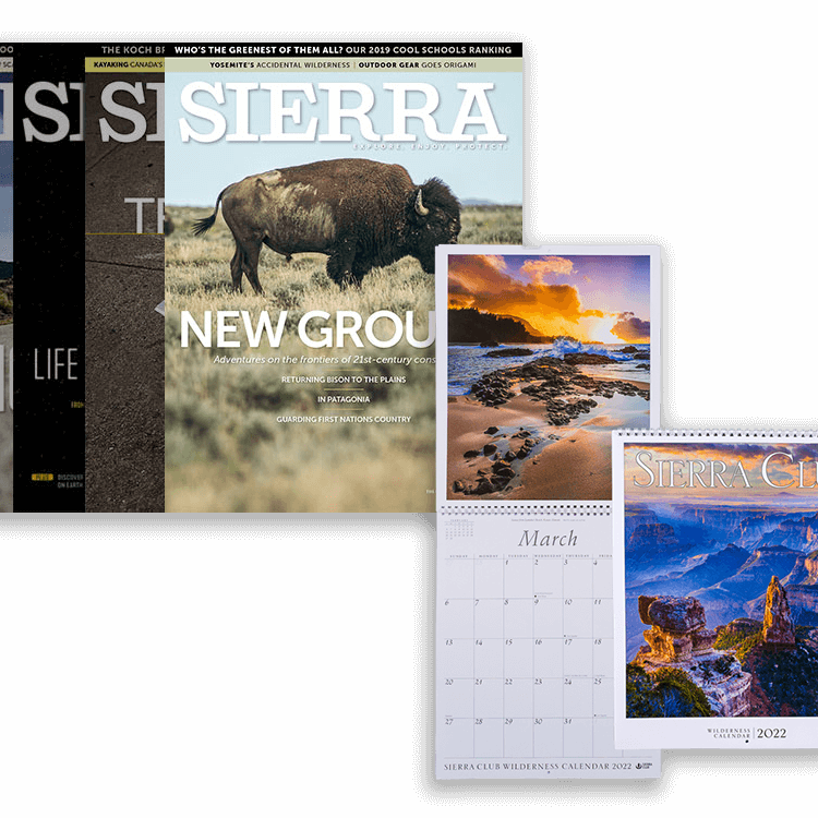 Sierra Club Wilderness Wall Calendar and SIERRA magazine